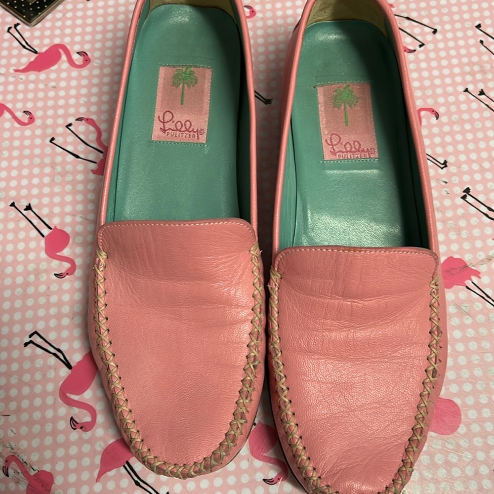 Lilly Pulitzer Slip On Loafers Size 7.5